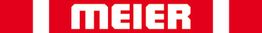 Rotes Logo mit dem weißen Schriftzug "MEIER" in Großbuchstaben.
