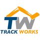 Logo featuring the letters "TW" with a digger arm, and the text "TRACK WORKS" below.