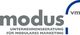 Logo: "modus vmi", Unternehmensberatung für modulares Marketing.