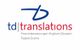 Logo von "td translations" für Finanzübersetzungen Englisch-Deutsch von Tatjana Dujmic.