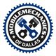 Logo of Mobile Mechanics of Dallas featuring pistons and a circular gear design.
