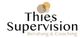 Logo mit Text: Thies Supervision, Beratung & Coaching, zwei überlappende Kreise oben.