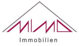 Logo von MIMO Immobilien, Dachsymbol über dem Namen.