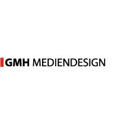 Logo mit der Aufschrift "GMH MEDIENDESIGN" in schwarzer Schrift auf weißem Hintergrund.