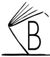 Ein stilisiertes Buch mit Buchstaben "B" im Zentrum.