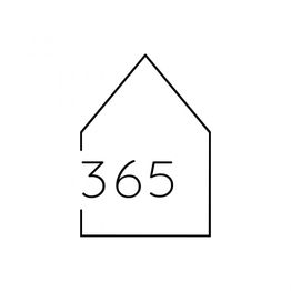 Hausumriss mit der Zahl 365 in der Mitte.