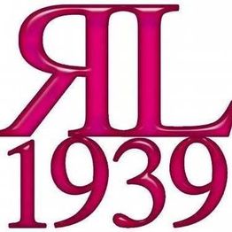 Logo rosso con le lettere "RL" sopra il numero "1939".