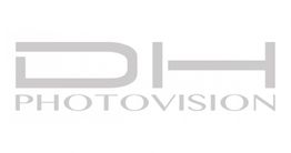 Text: "DH Photovision" in grauer Schrift vor weißem Hintergrund.