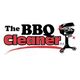 Logo for "The BBQ Cleaner" with stylized letters and illustrated grill.