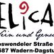 Schwarzes und rotes "Delicat" Logo mit Adresse: Noswendeler Straße 7, 66687 Wadern-Dagstuhl.