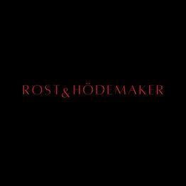 Schwarzer Hintergrund mit rotem Text: "Rost & Hödemaker".