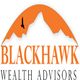 Blackhawk Wealth Advisors logo with a mountain and hawk silhouette above the text.