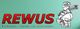 "REWUS-Logo mit Handwerkerzeichnung, Text: Trockenbau, Akustik und vieles mehr."