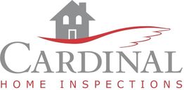 Logo of Cardinal Home Inspections with a house silhouette and red swoosh.
