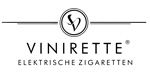 Logo von Vinirette mit Text "Elektrische Zigaretten".