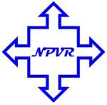 Blaues Pfeildiagramm mit dem Text "NPVR" in der Mitte, zeigt in vier Richtungen.
