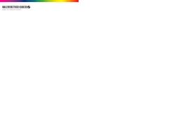 Logo: Malerbetrieb Kubicek mit Farbverlauf von Rot zu Blau oben links auf weißem Hintergrund.
