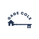 House-shaped key logo with "Gage Cole" text above.