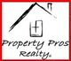 Logo of Property Pros Realty with a stylized house drawing in a red-bordered square.