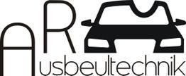 Logo mit dem Text "AR Ausbeultechnik" und einer stilisierten Darstellung eines Autos.