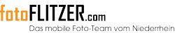 Logo von fotoFLITZER.com, ein mobiles Foto-Team vom Niederrhein.