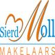 Logo van Sierd Moll Makelaars met oranje en blauwe letters.