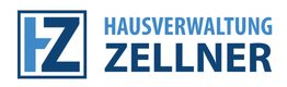 Logo der Hausverwaltung Zellner mit stilisiertem "HZ" in Blau.