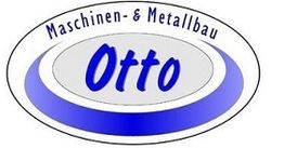 Logo von Maschinen- & Metallbau Otto in blau und grau mit ovalem Design.