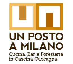 Logo "Un Posto a Milano", Cucina, Bar e Foresteria in Cascina Cuccagna.