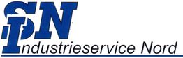 Logo von ISN Industrieservice Nord mit blauen Buchstaben.