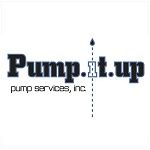 Pump Services, Inc. logo with the text "Pump.it.up" and a vertical line through "it."