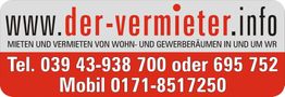 Webseite und Telefonnummer von der-vermieter.info für Immobilienvermietung.