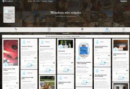 Webseite mit Angeboten und Gesuchen für Transporte, verschiedenste Artikel und Transportdetails.