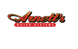 Arnett's Water Systems logo with red and black text.