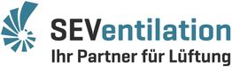 Logo von SEVentilation mit Slogan "Ihr Partner für Lüftung".