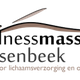 "Logo van Wellnessmassage Prinsenbeek met tekst voor lichaamsverzorging en ontspanning."