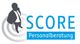 Logo von SCORE Personalberatung mit stilisierter Person und Zielscheibe im Hintergrund.