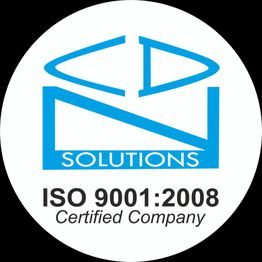 CDN Solutions logo with ISO 9001:2008 Certified Company text below.