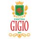 Logo da Cantina Gigio com brasão, nome em vermelho e ano 1971.