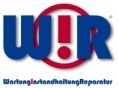 Logo mit den Buchstaben "WIR" und kleinem Text "Wartung, Instandhaltung, Reparatur".