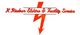 K. Riedner Elektro & Facility Service Logo mit rotem Blitz im Hintergrund.