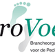 Logo van ProVoet met tekst "Brancheorganisatie voor de Pedicure" en voetafbeelding.