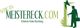 Logo mit Text "African Meistereck.com Erlebnis Hotel Nürnberg" und Silhouette eines Mannes mit Koffer.