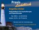 Leuchtturm mit Praxisinformationen: Angelika Dickel, Psychotherapie & Hypnose. Webseite und Telefon.