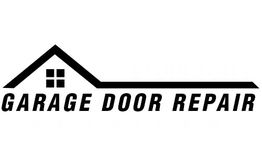 Logo featuring a house roof and window icon above "Garage Door Repair" text.