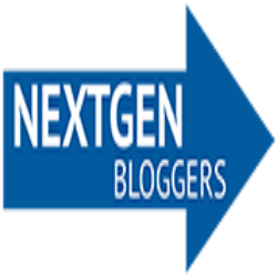 Blue arrow logo with "NEXTGEN BLOGGERS" text.
