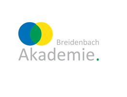 Logo der Breidenbach Akademie mit drei sich überschneidenden Kreisen in Blau, Grün und Gelb.
