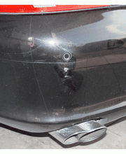 Porsche Stoßstange hinten vorher