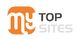 Orange "my" icon beside "TOP SITES" text in black and gray on a white background.