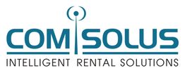 Logo mit Text: "COMSOLUS Intelligent Rental Solutions".